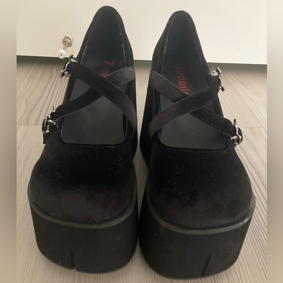 Demonia Kera-10 Platform Mary Janes - Picture 2 of 6